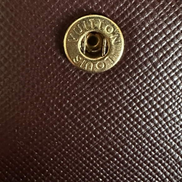 Louis Vuitton NWOT UNIQUE Mini Lin Pinkish Red Bifold Wallet FULL INCLUSION - Picture 9 of 13